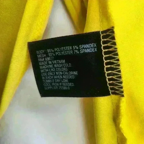 Worthington women's yellow black sleeveless blouse size medium - Picture 7 of 7